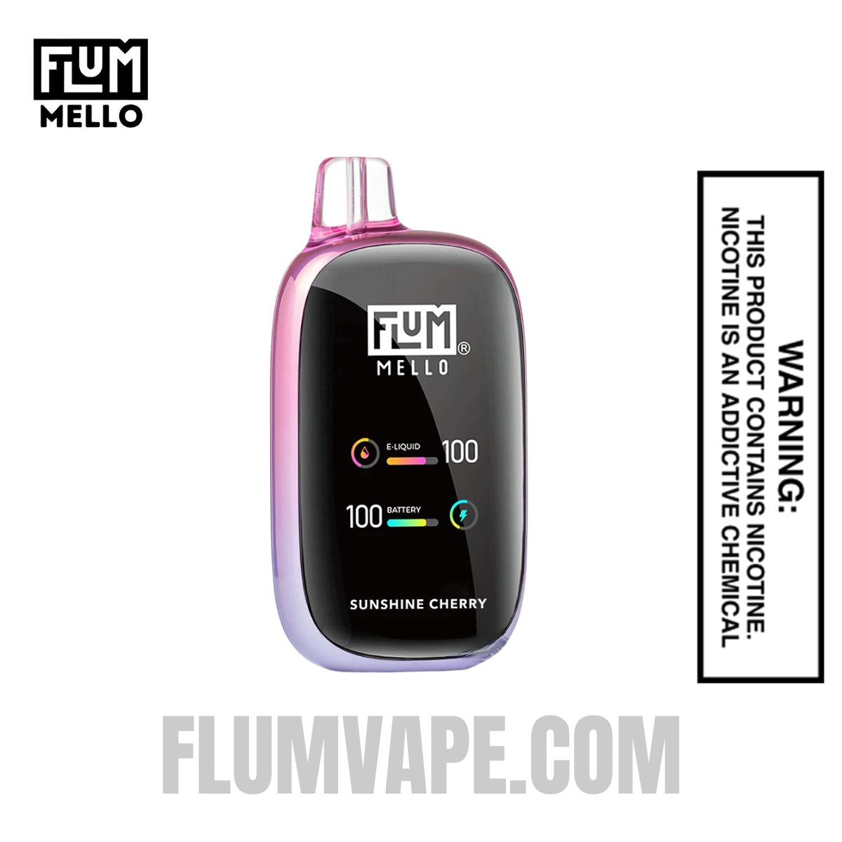 Sunshine Cherry Flum Mello 20K Puffs Disposable Vape Sunshine Cherry Flum Mello 20K Puffs Disposable Vape